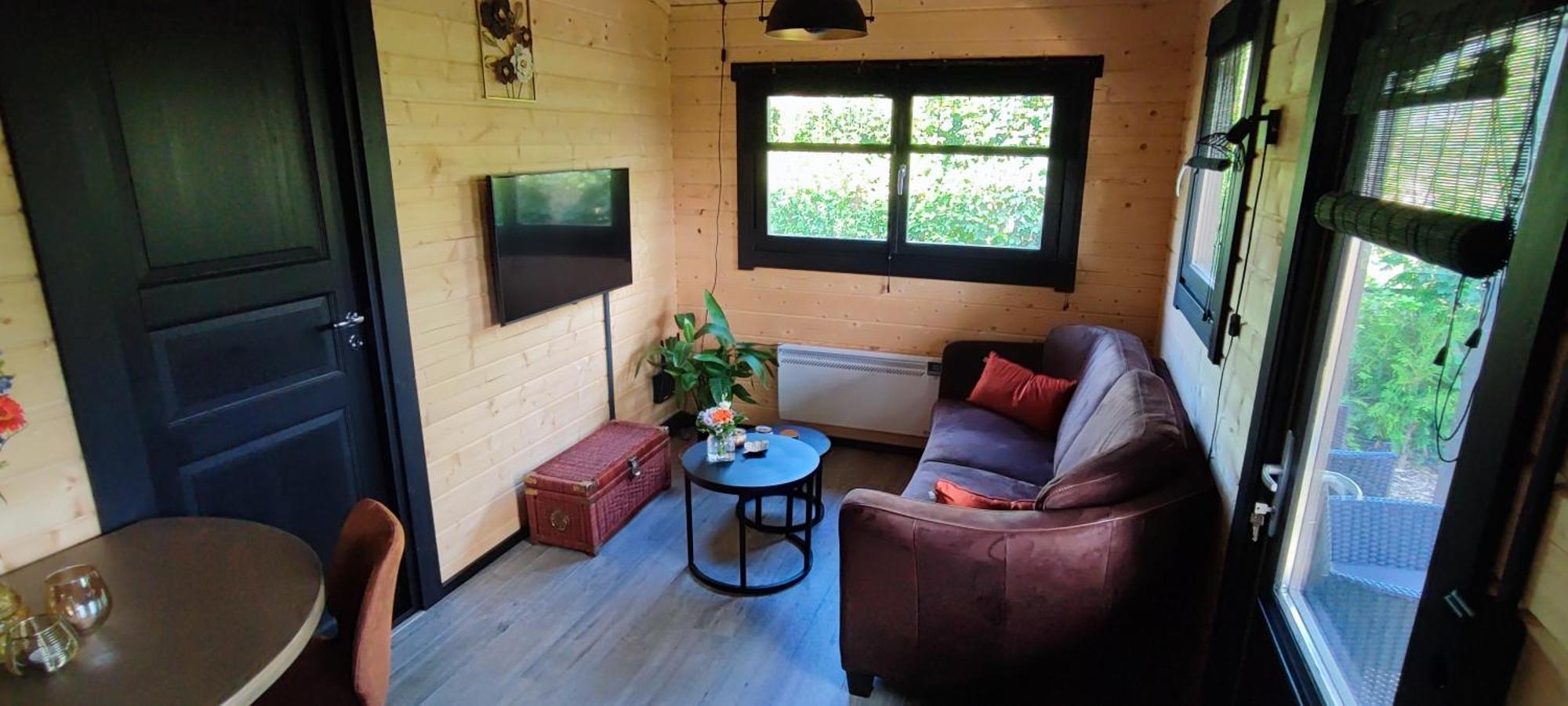 Chalet In Het Groen Met Airco Drachtstercompagnie Eksteriør billede